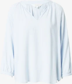 Part Two Blouses Met Korte Mouw Blouse Milean Dames Lichtblauw