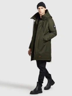 Khujo Wintermantels Winterjas Tuck Heren Olijfgroen -Kleding Verkoop Winkel fecbbcbea73139be555c0a168afff47e scaled